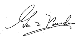 GEO. M. BUNDY trademark