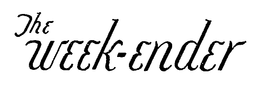 THE WEEK-ENDER trademark