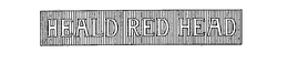 HEALD RED HEAD trademark