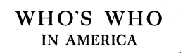 WHO'S WHO IN AMERICA trademark
