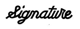 SIGNATURE trademark