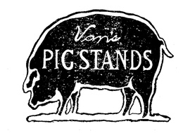 VAN'S PIGSTANDS trademark