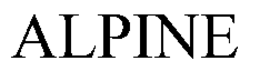 ALPINE trademark