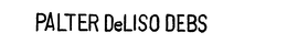 PALTER DELISO DEBS trademark