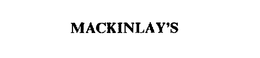 MACKINLAY'S trademark