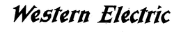 WESTERN ELECTRIC trademark