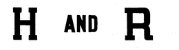 H AND R trademark