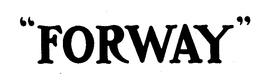 "FORWAY" trademark