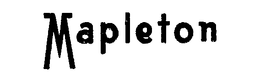 MAPLETON trademark