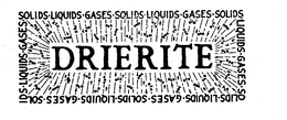 DRIERITE SOLIDS LIQUIDS GASES HOH H2O trademark