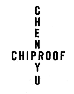 CHEN YU CHIPROOF trademark