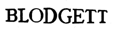 BLODGETT trademark