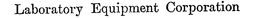 LABORATORY EQUIPMENT CORPORATION trademark
