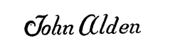 JOHN ALDEN trademark