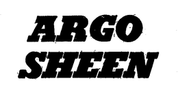 ARGO SHEEN trademark