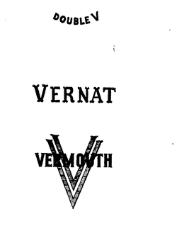 DOUBLE V VERNAT VERMOUTH V V trademark