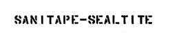 SANITAPE-SEALTITE trademark