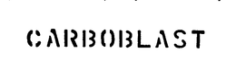 CARBOBLAST trademark