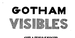 GOTHAM VISIBLES trademark