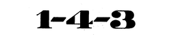 1-4-3 trademark