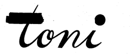 TONI trademark
