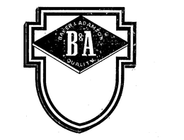 B&A BAKER & ADAMSON QUALITY trademark