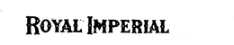 ROYAL IMPERIAL trademark
