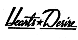 HEARTS DESIRE trademark