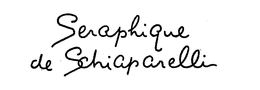 SERAPHIQUE DE SCHIAPARELLI trademark