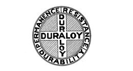 DURALOY RESISTANCE DURABILITY PERMANENCE trademark