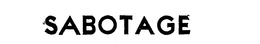 SABOTAGE trademark