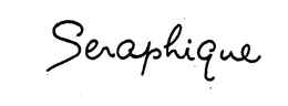SERAPHIQUE trademark
