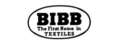 BIBB THE FIRST NAME IN TEXTILES trademark