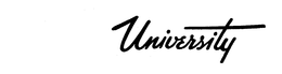 UNIVERSITY trademark