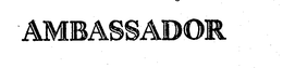AMBASSADOR trademark