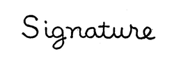 SIGNATURE trademark