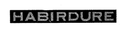 HABIRDURE trademark