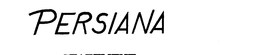 PERSIANA trademark
