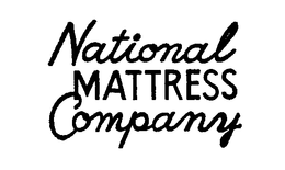 NATIONAL MATTRESS COMPANY trademark