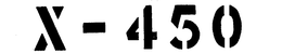 X-450 trademark