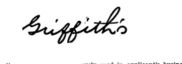 GRIFFITH'S trademark
