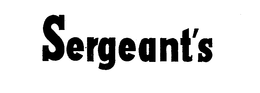 SERGEANT'S trademark