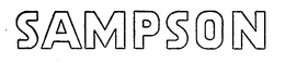 SAMPSON trademark