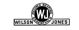 WILSON JONES RECORD KEEPING ESSENTIALS WJ trademark