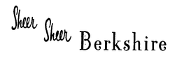 SHEER SHEER BERKSHIRE trademark