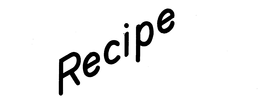 RECIPE trademark