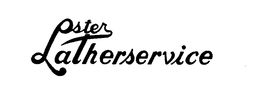 OSTER LATHERSERVICE trademark