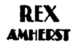REX AMHERST trademark