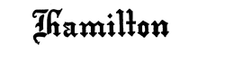 HAMILTON trademark