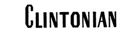 CLINTONIAN trademark